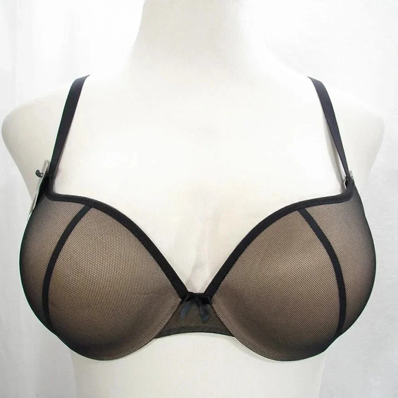 34C Maidenform Center of Attention Caged Mesh Demi Bra‎ - Picture 1 of 4